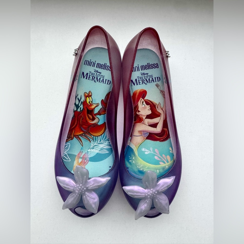 Mini Melissa Disney Princess Little Mermaid Sandals